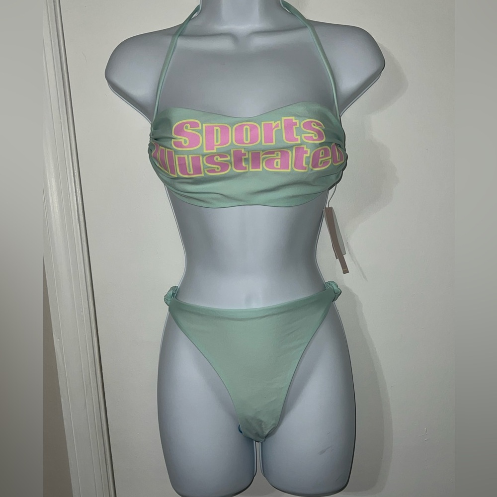 Sports illustrated Swimsuit two Piece Mint Color SIZE 12 NWT